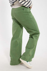 Danedaisy Stretch Twill Pants Fatique Green