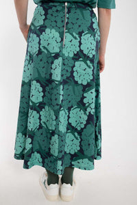 Danebrava Poplin Stretch Skirt Dk Navy MAXIBERRY
