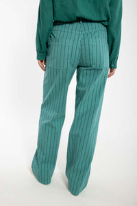 Danedaisy Stretch Canvas Pants Dk Navy/Verde