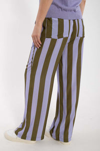 Danenynne Viscose Pants Lilla/Olive