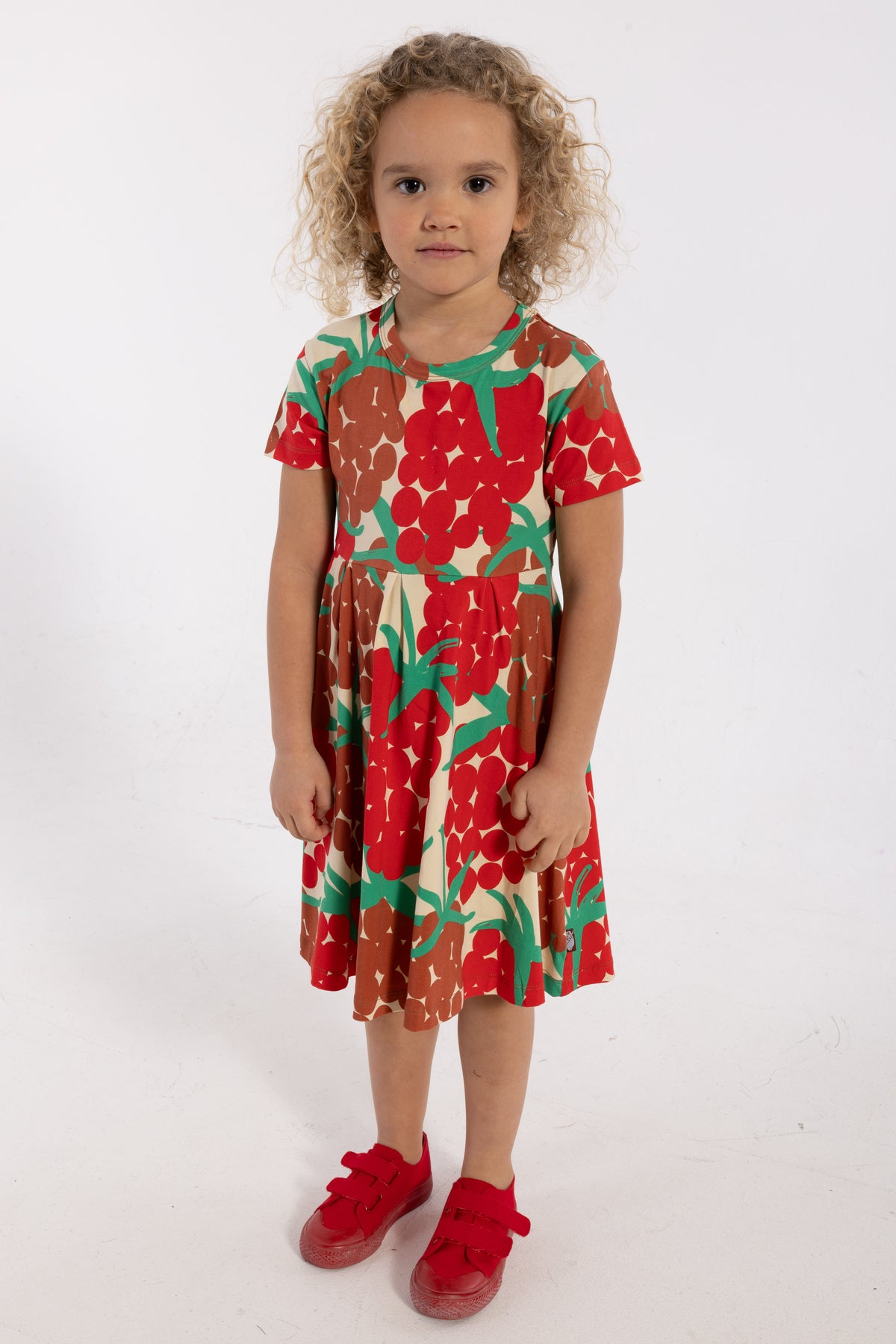 Danelollipop Cotton Dress Light Beige MAXIBERRY