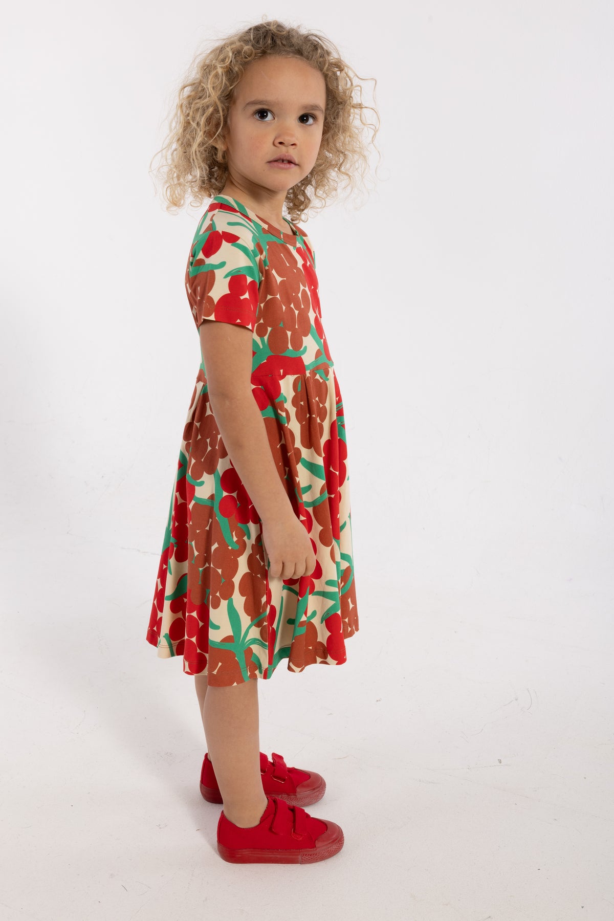 Danelollipop Cotton Dress Light Beige MAXIBERRY