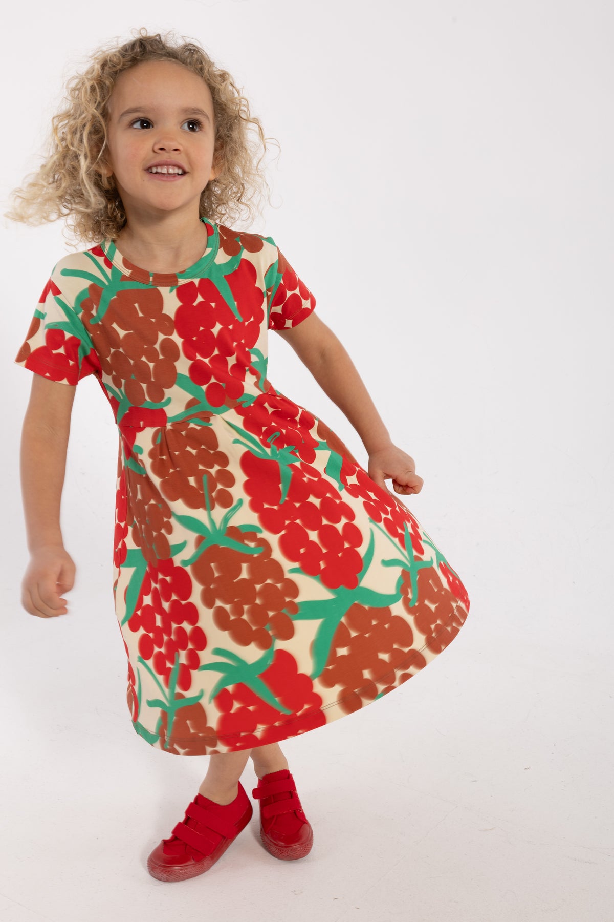 Danelollipop Cotton Dress Light Beige MAXIBERRY