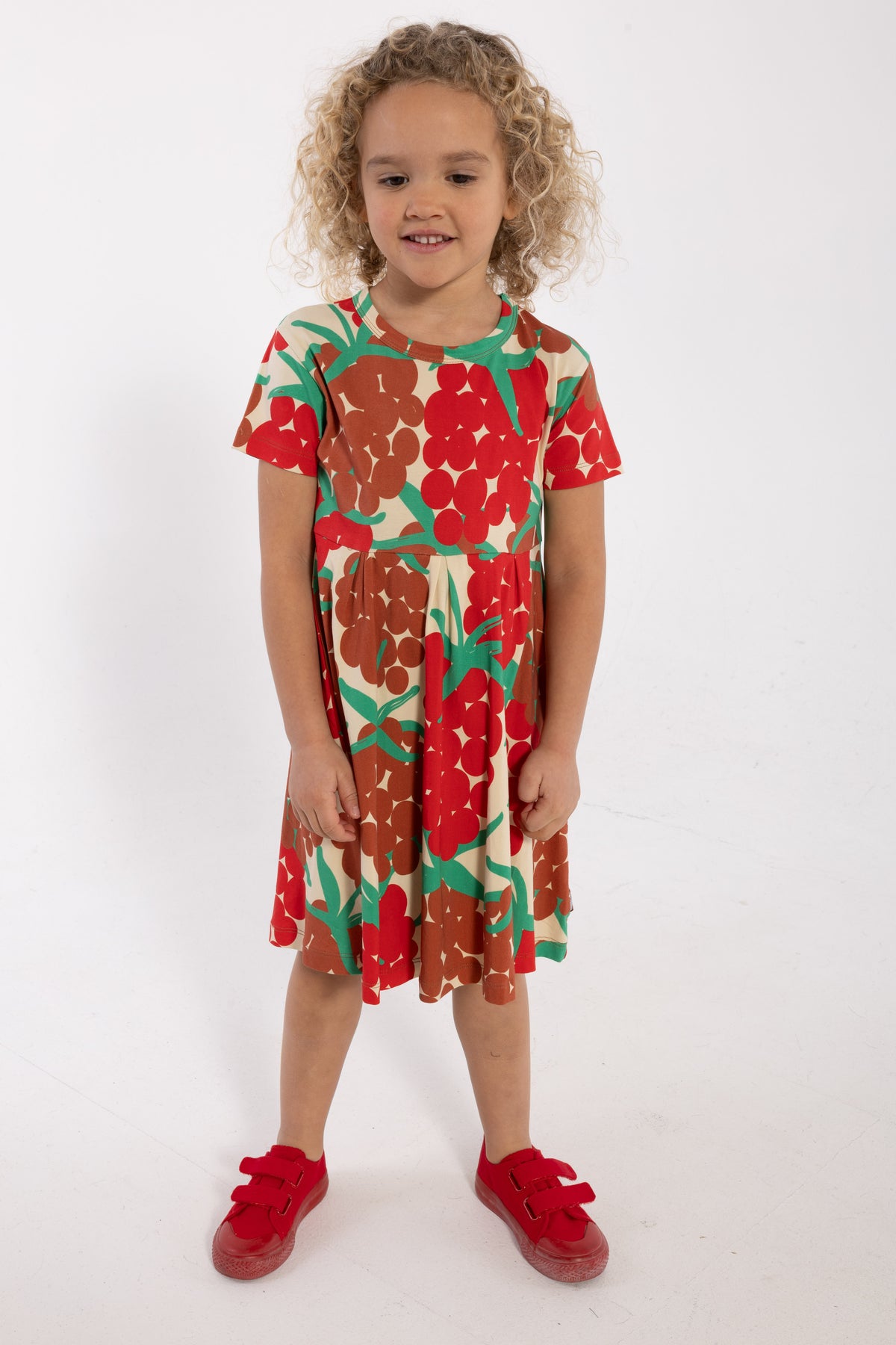 Danelollipop Cotton Dress Light Beige MAXIBERRY