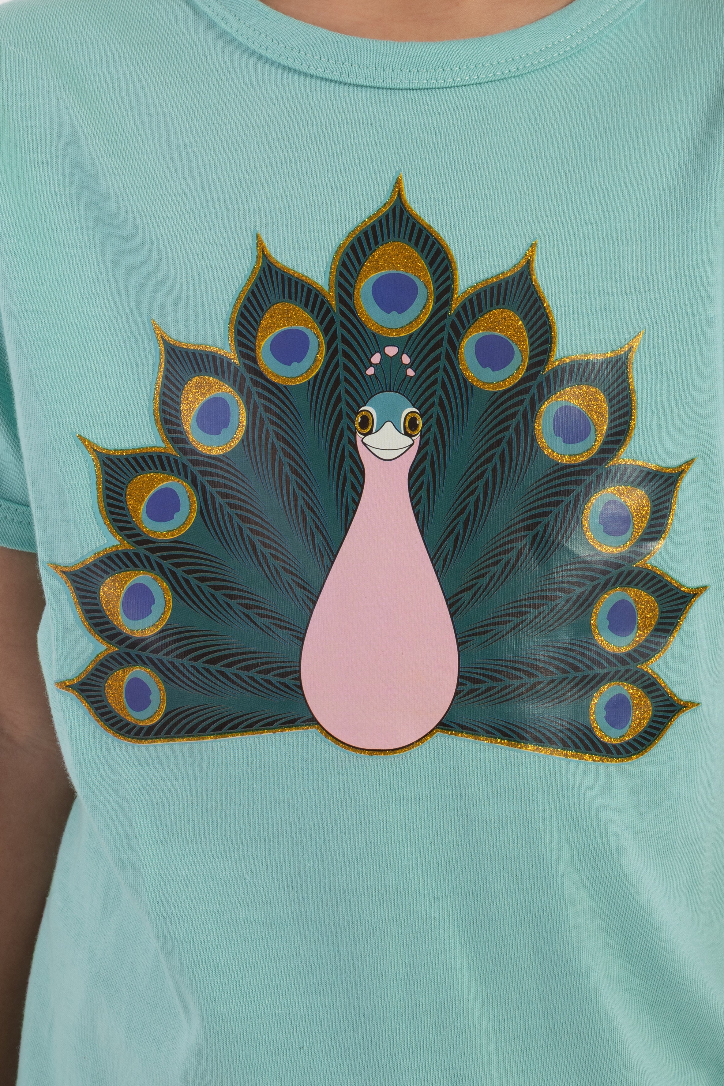 Dyrhide SS T Faded Mint PAAFUGL