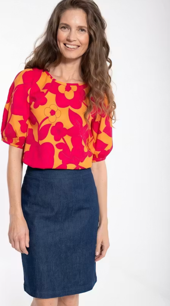 Daneprosecco Shirt Honey/dk fuchsia BLOOM BOOM