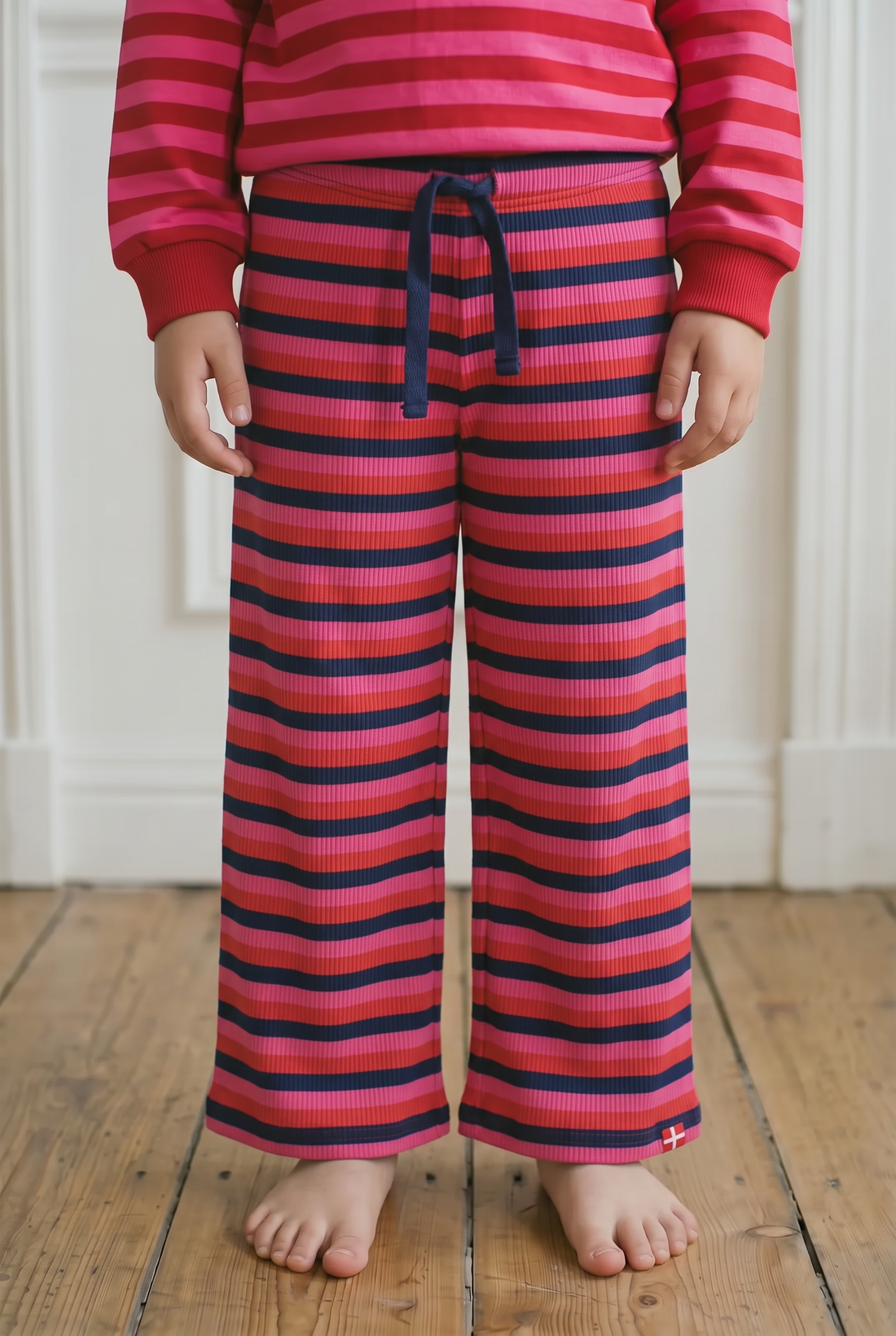 ESS - Danaeblemost Ribbing Pants Rosewood