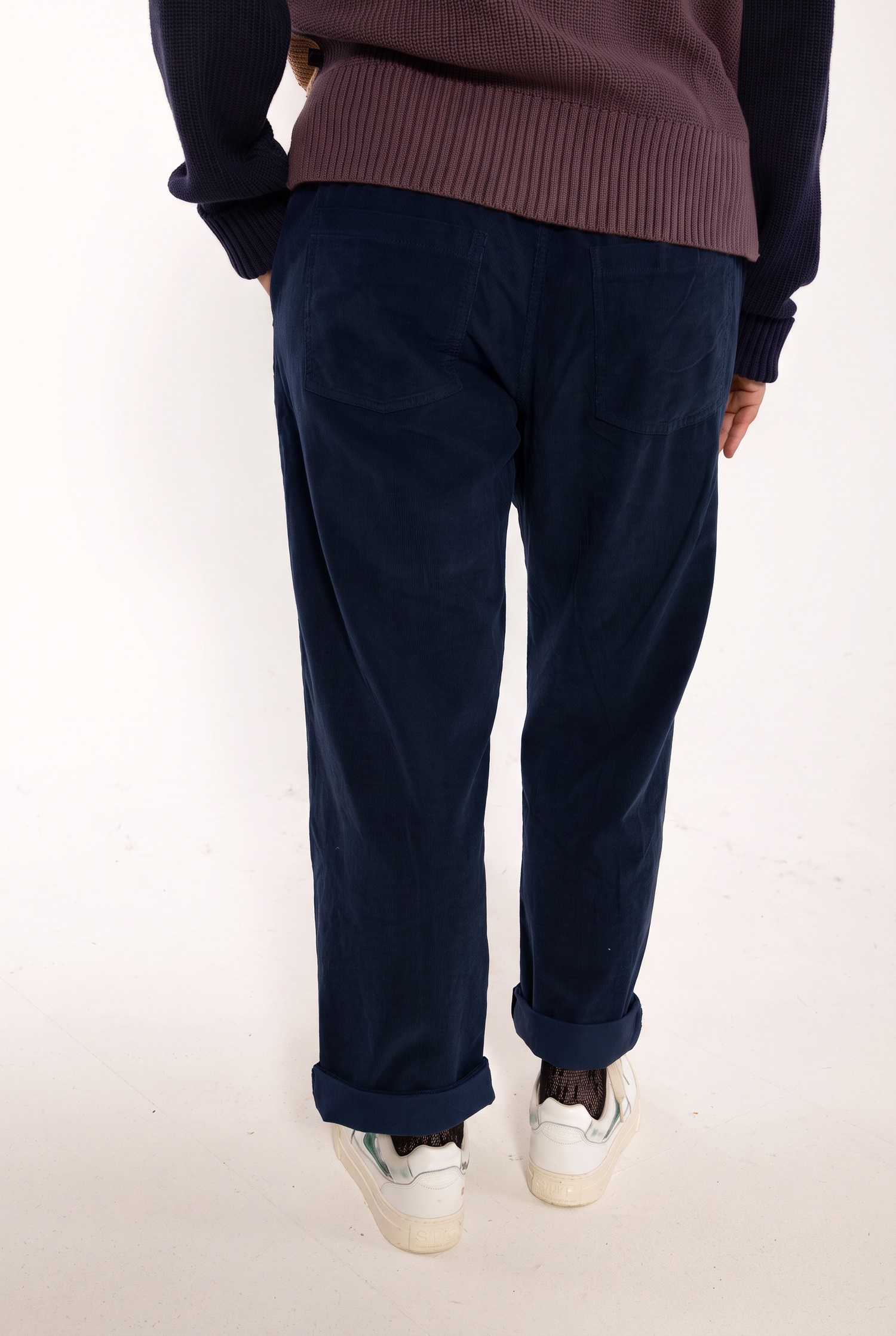 Danefunt Cord Pants Dark Navy