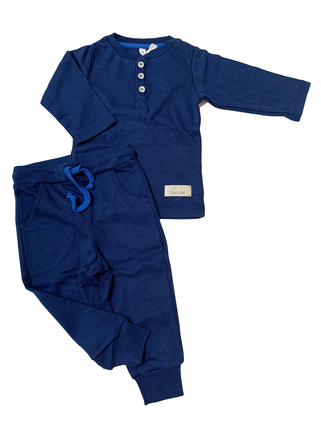 SNORK Organic LS Pyjamas Marine