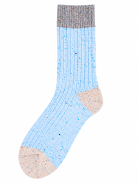 Pied Pied Nordic Warm Socks Multi Light Blue