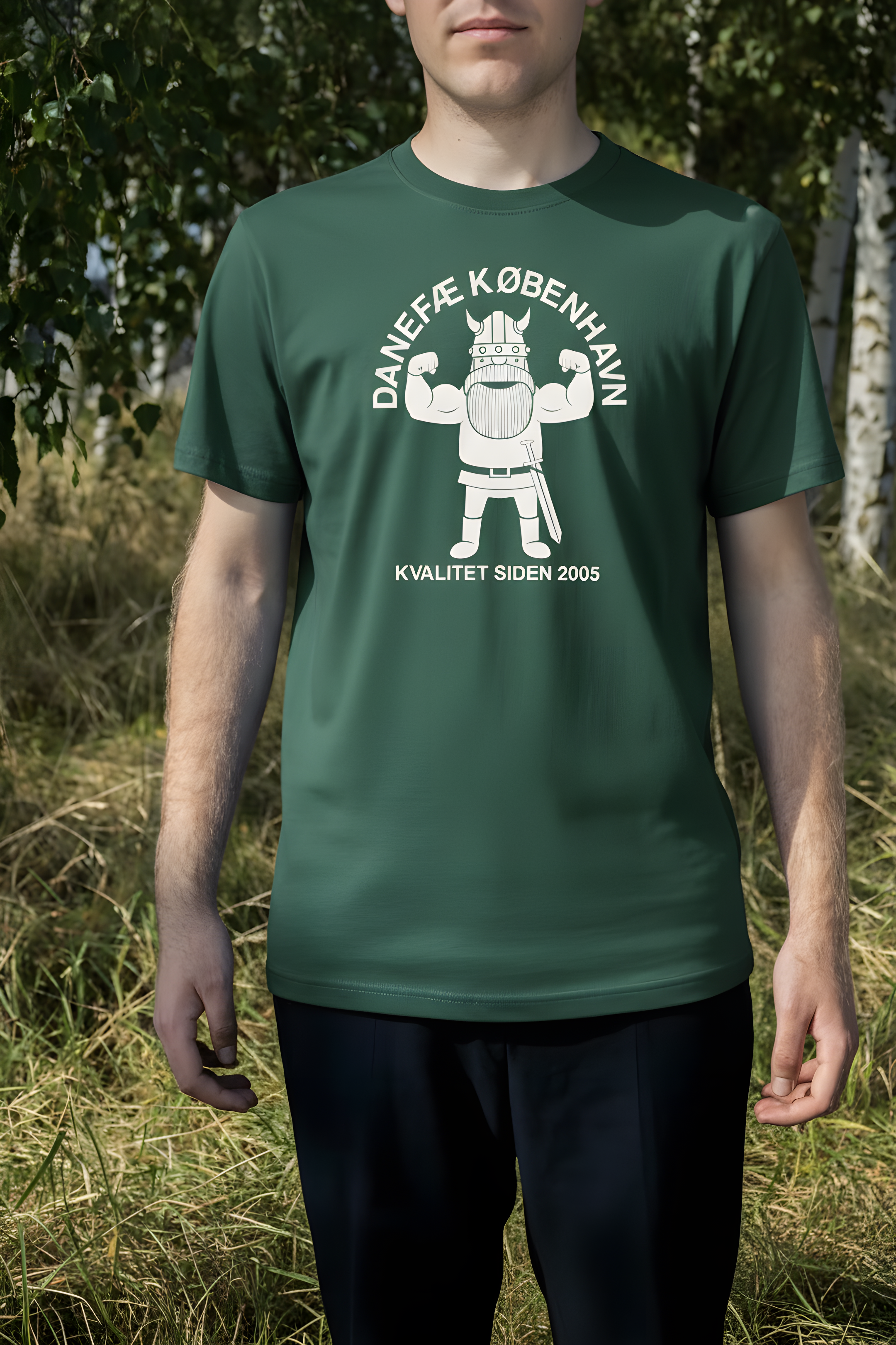 Danecopenhagen Mens Tee Dk Army STAERKVIK