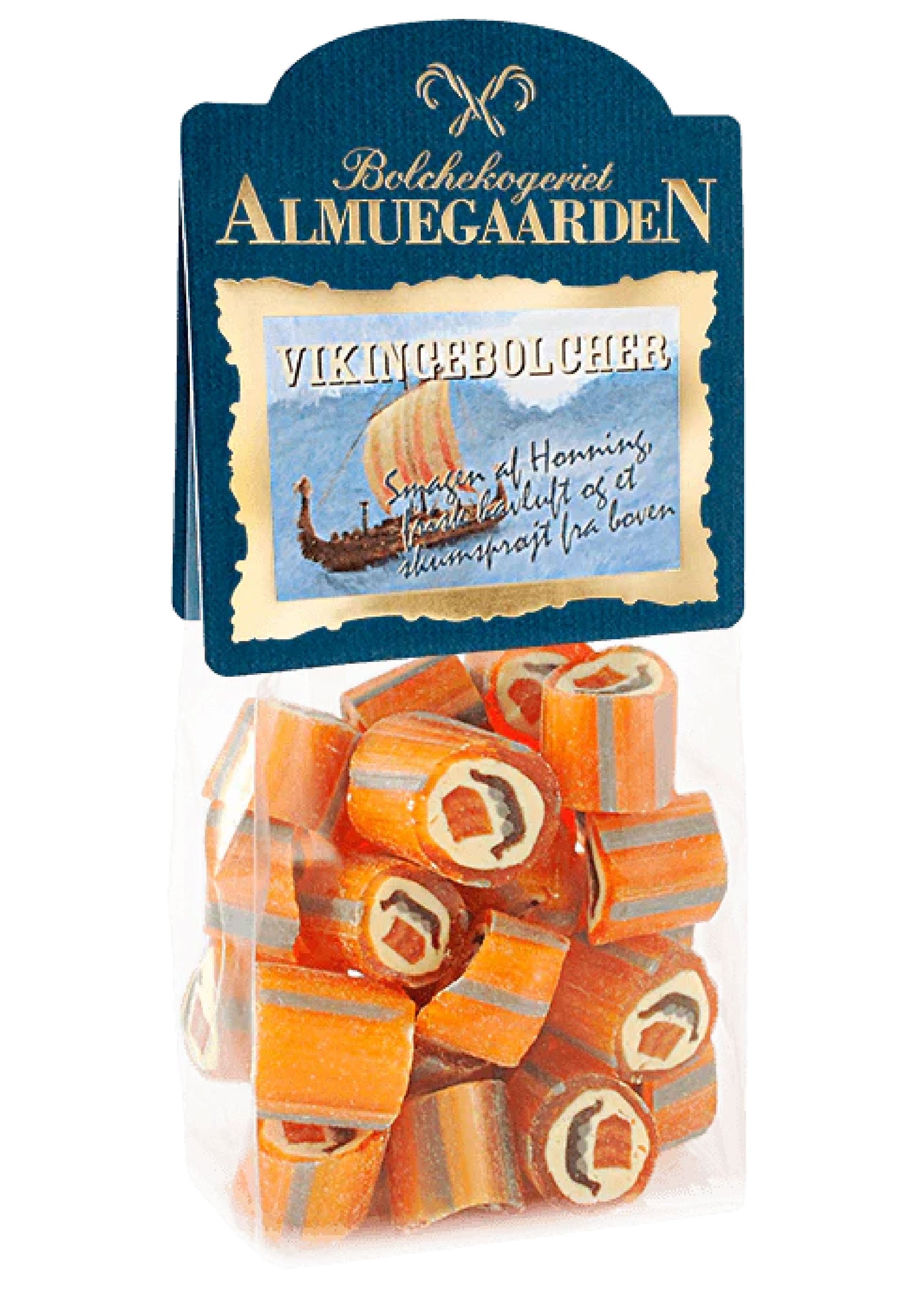 Almuegaarden Bolcher Vikinge Honning og Mentol, 110g