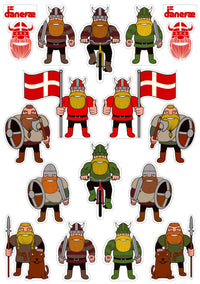 Danefae Sticker Sheet ERIK DIN VEN
