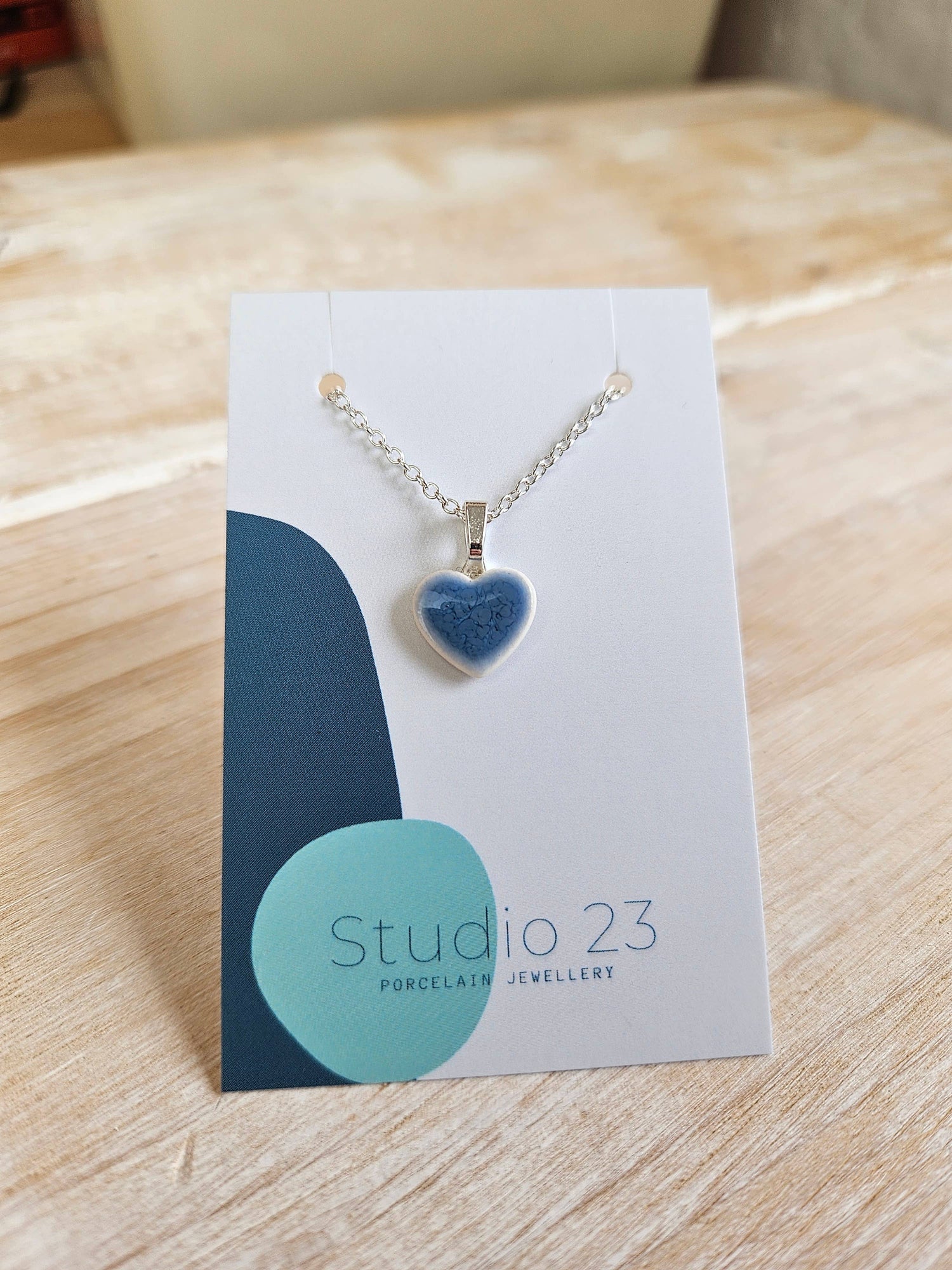 Studio 23 Heart Pendant Blush Pink