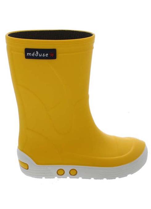 Meduse Rubber Boots Airport Jaune/Blanc