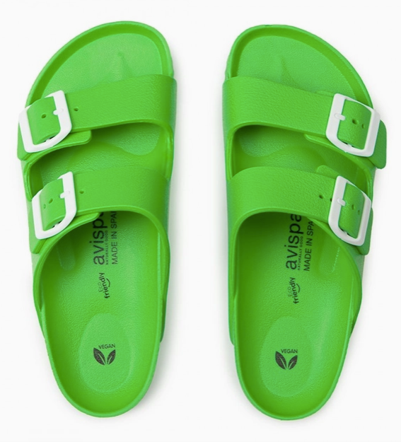 Calzame - Coachella Bio EVA Sandal Apple Green