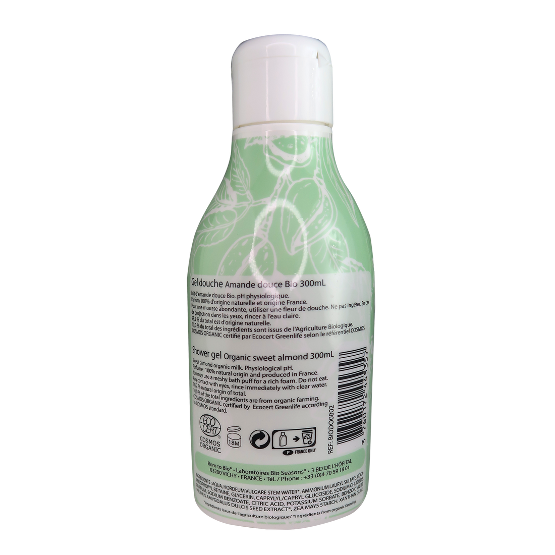 Les Laboratoires Douce almond shower organic cosmos organic
