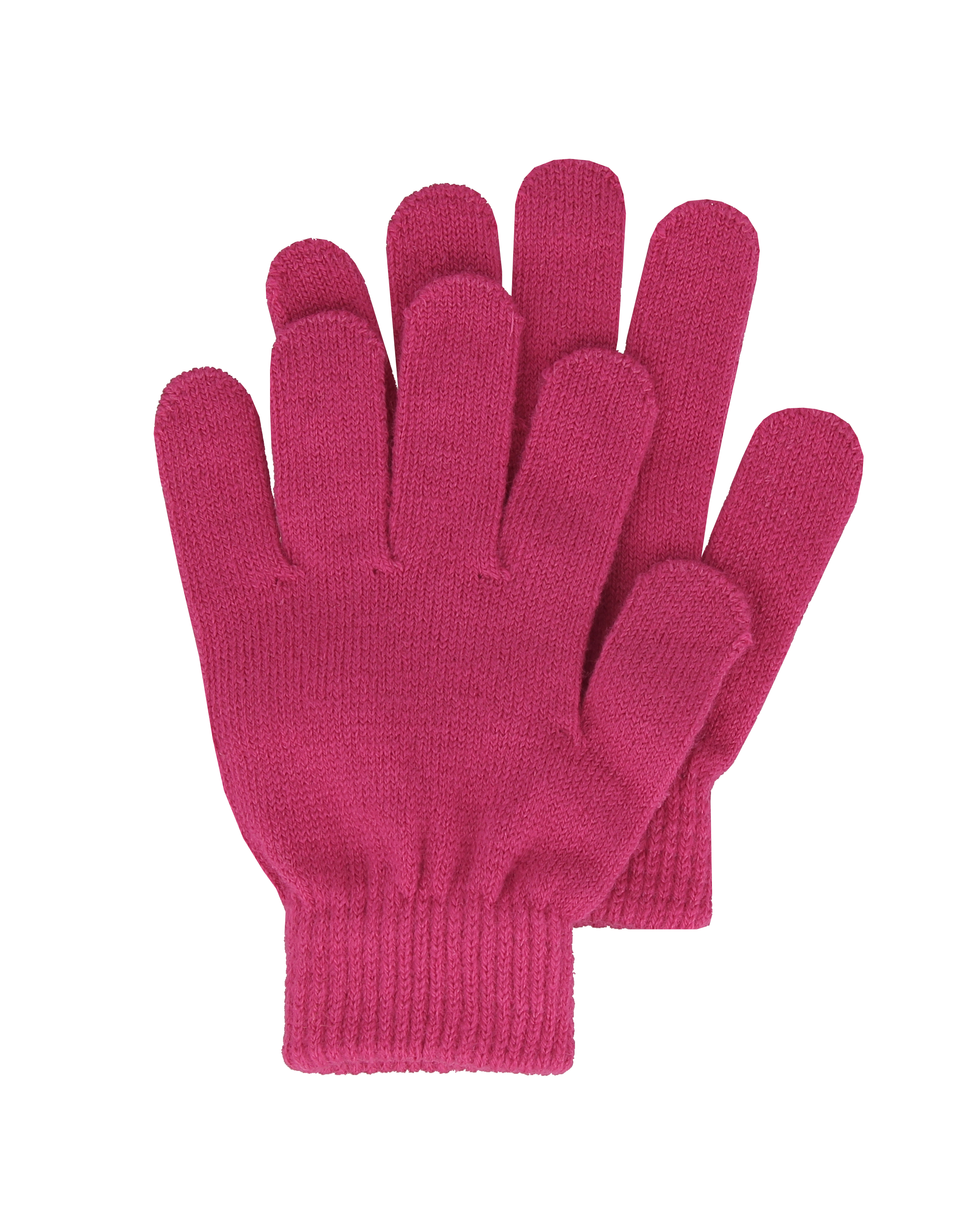 Søde vanter til børn i fuchsia