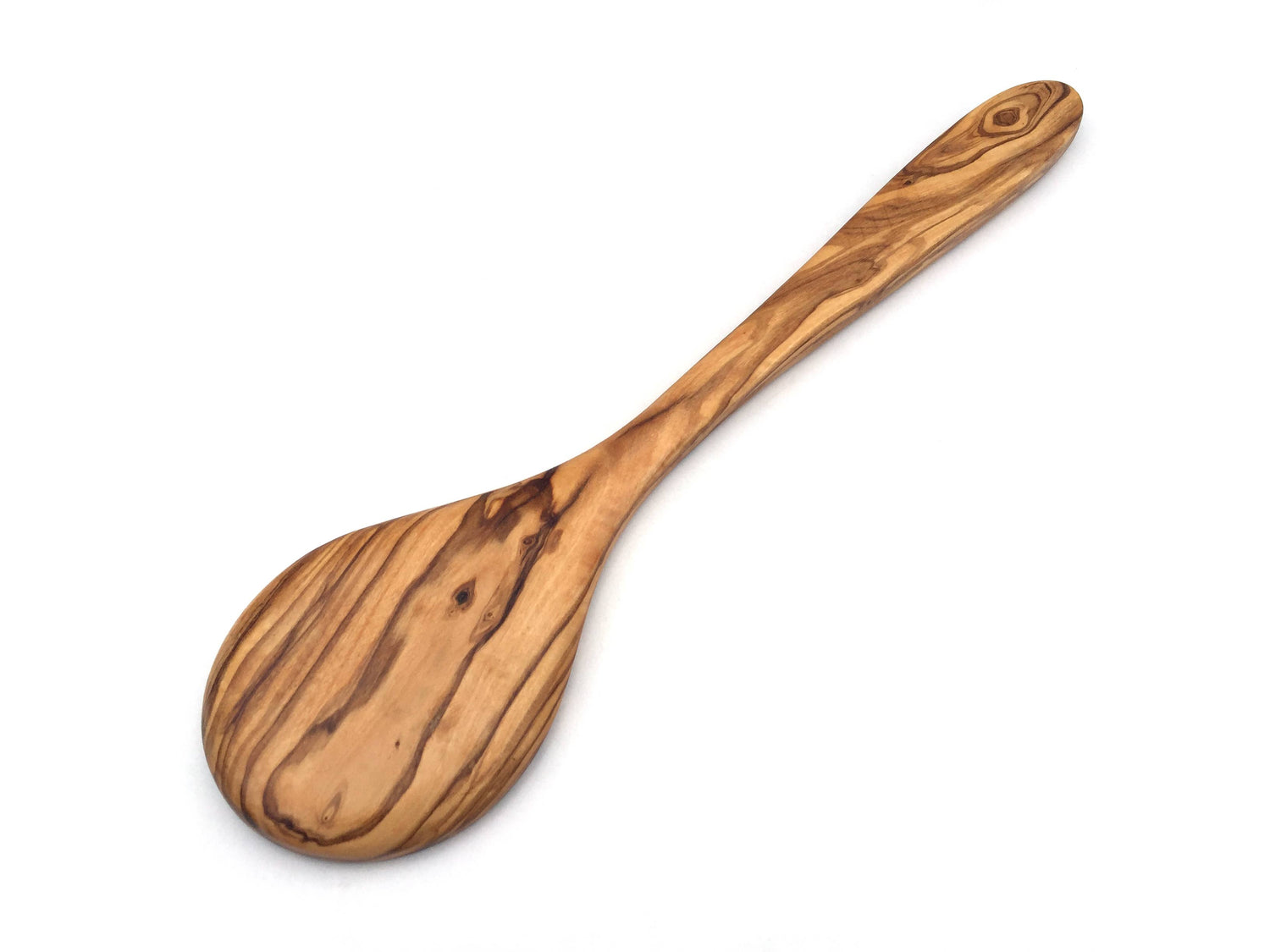 Smuk håndlavet grydeske i oliventræ