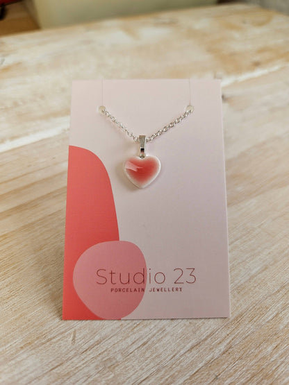 Studio 23 Heart Pendant Blush Pink