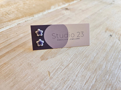 Studio 23 Stud Flower Earrings Pair Coral