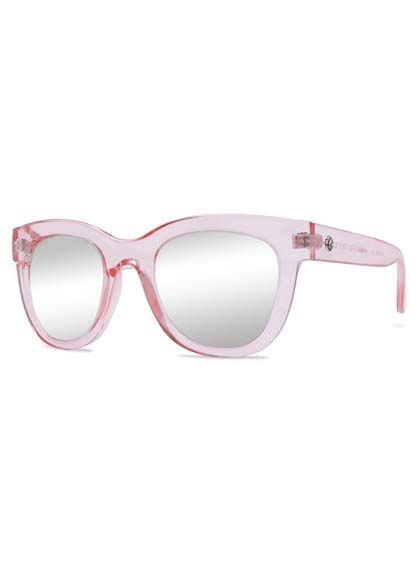 Solbriller Crusheyes BELLISIMO Crystal Pink Silver Mirror