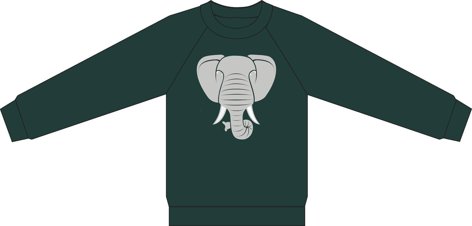 Dyrbellow Sweat Grey Duck ELEFANT