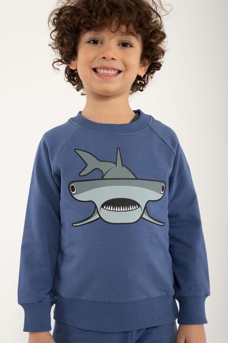 Sweater til Børn med Hammerhaj