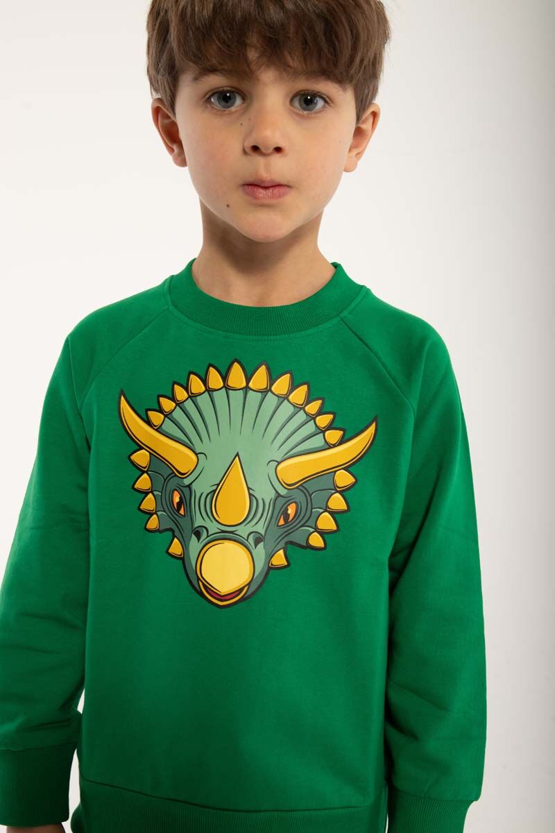 Dyrbellow Sweat Green TRICERATOPS