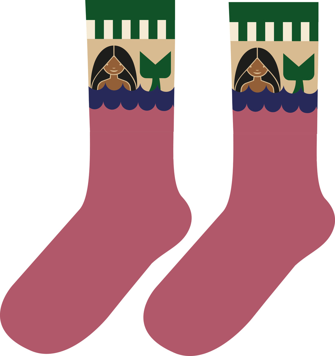Danelegacy Socks Berry Compote HAVFRUE