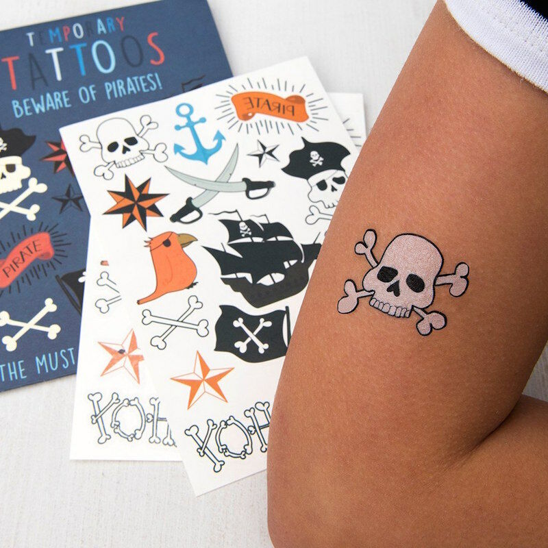 RL Temporary Tattoos Beware of the Pirates