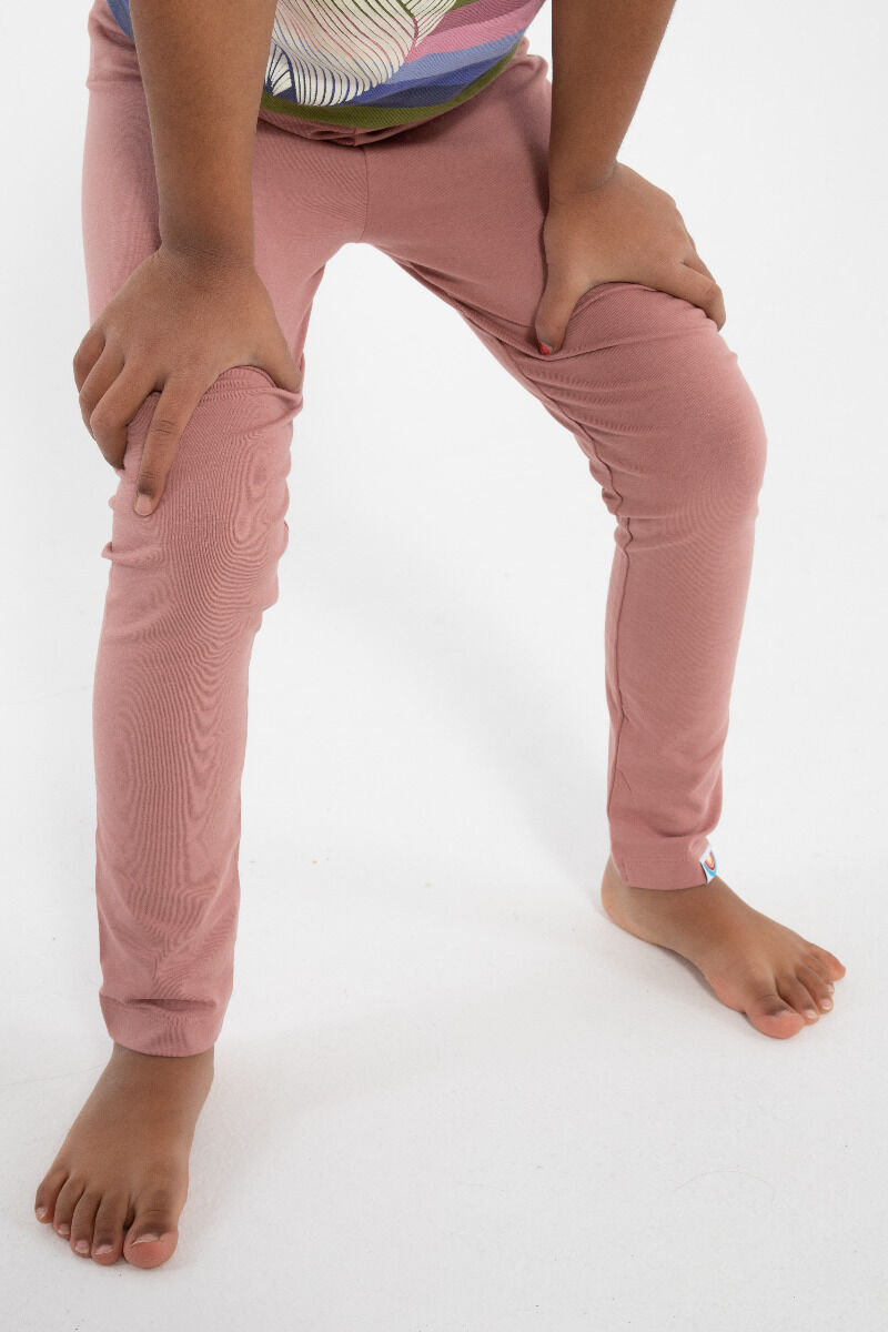 Leggings til børn i lyserød 