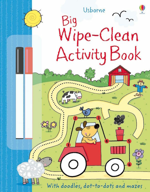 Usborne-Big Wipe Clean Activity Book