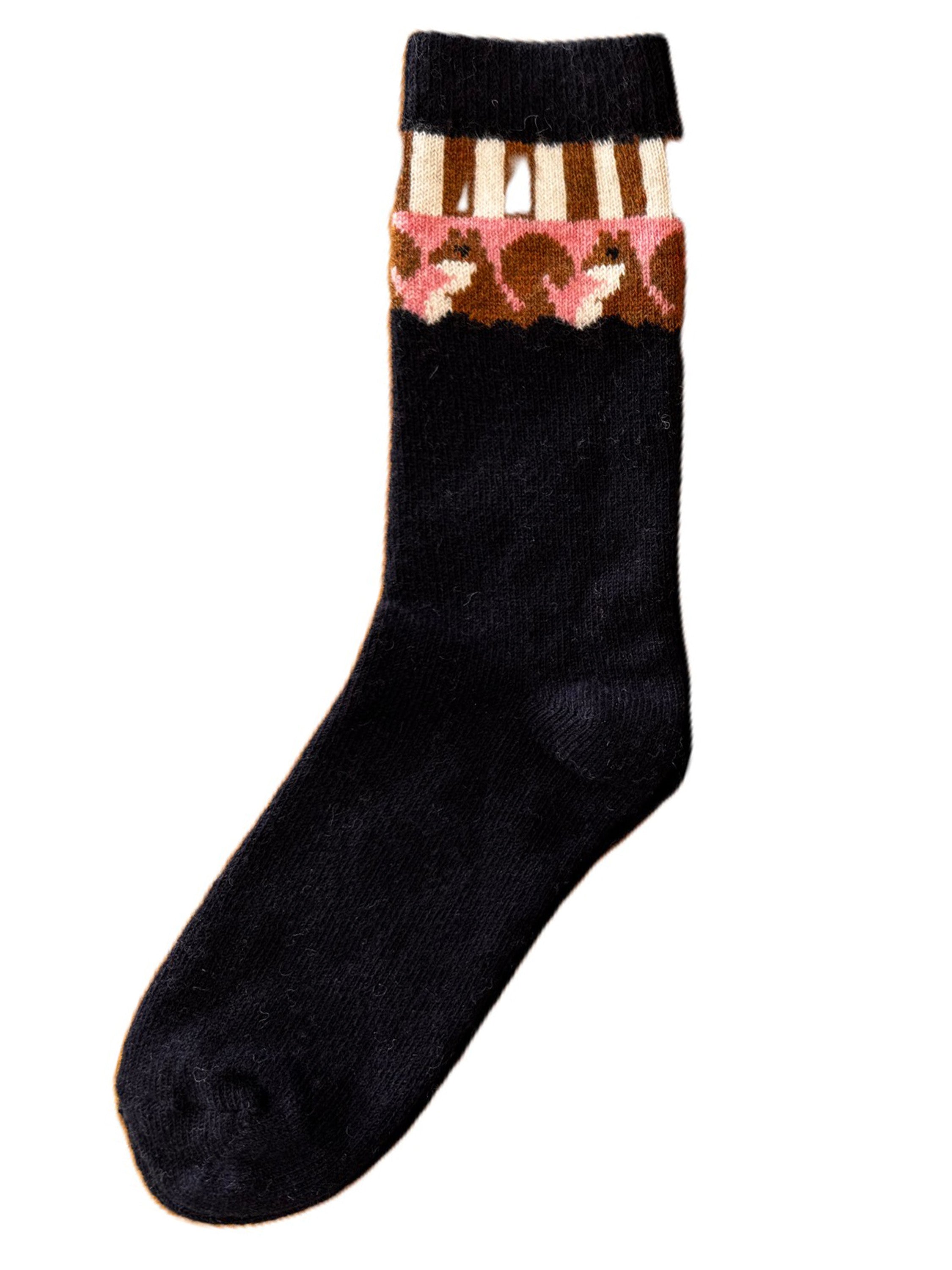 Danebrynhild Lambswool Socks Dark Navy EGERN
