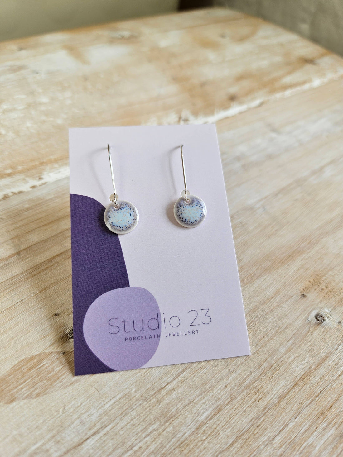 Studio 23 Circle Drop Earring Pair Heather