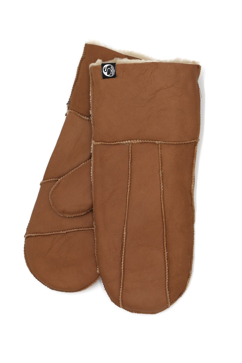 No Waste Sheepskin Napa Gloves - Camel