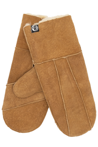 No Waste Sheepskin Gloves Camel
