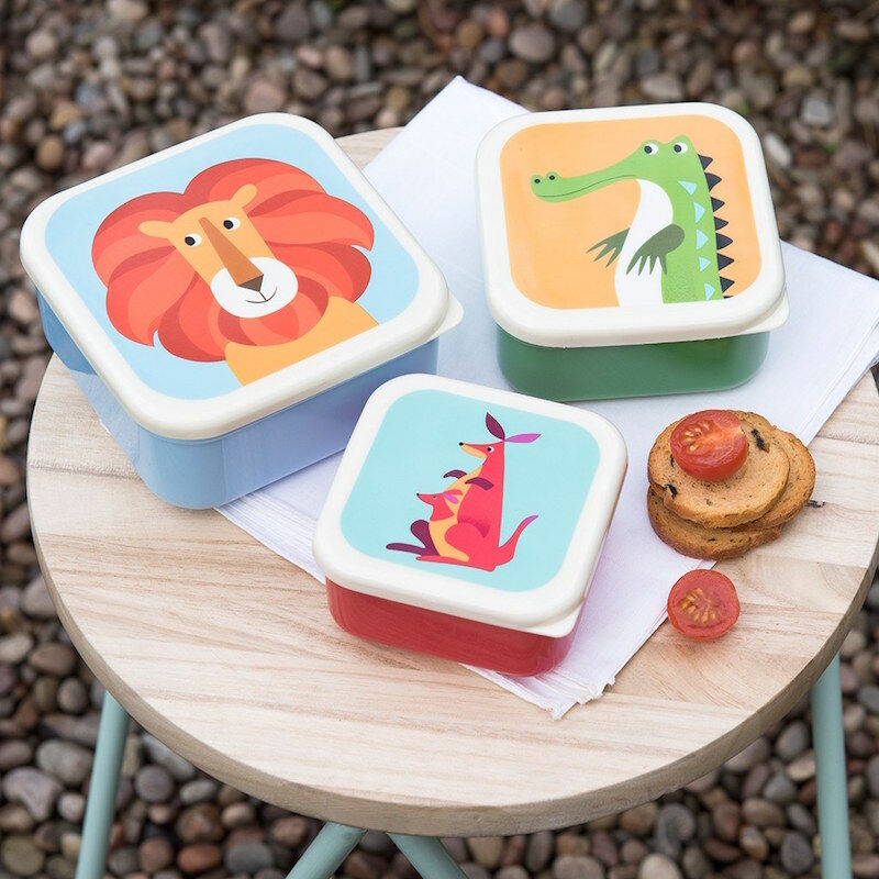RL Snack Box-Set of 3 Colorful Creatures