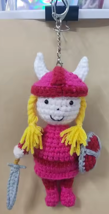 ESS - Danecrochet Viking FREJA Keychain