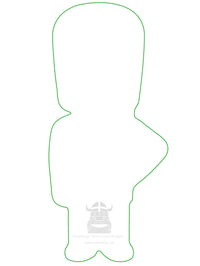 Cut-Out Postcard SOLDAT