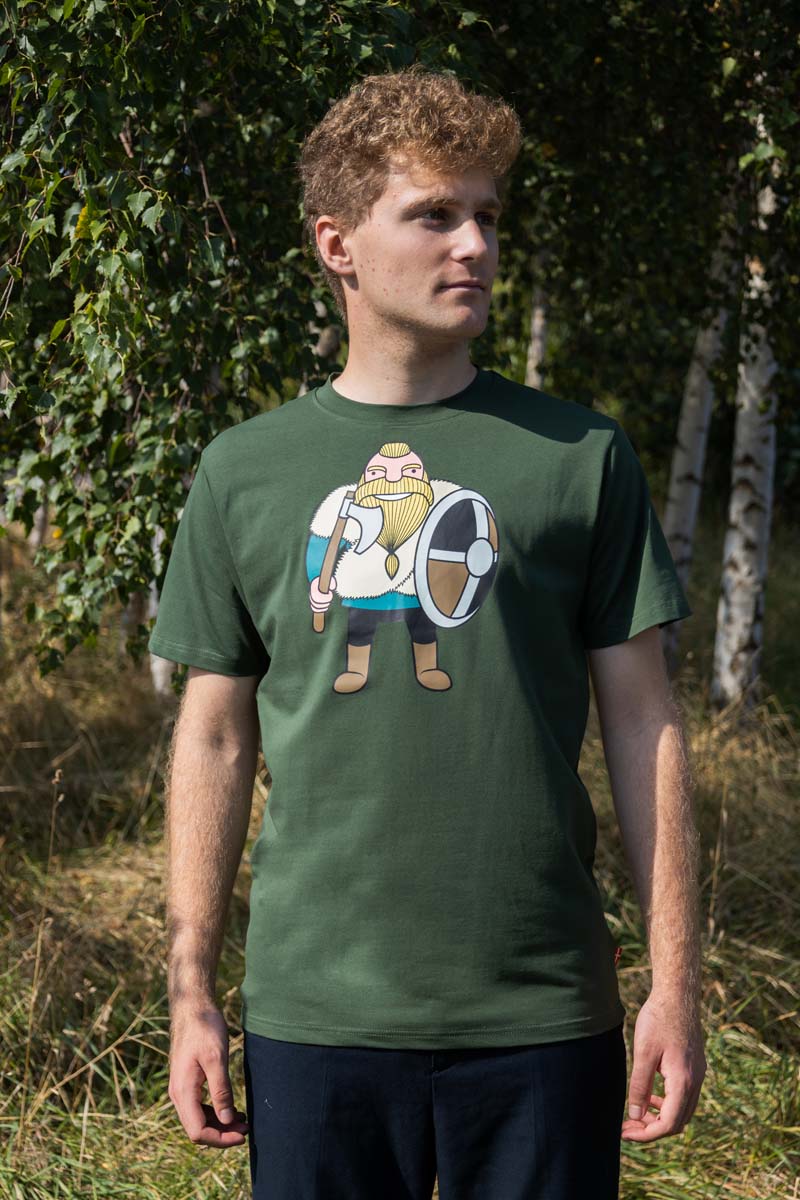 Herre t-shirt med viking