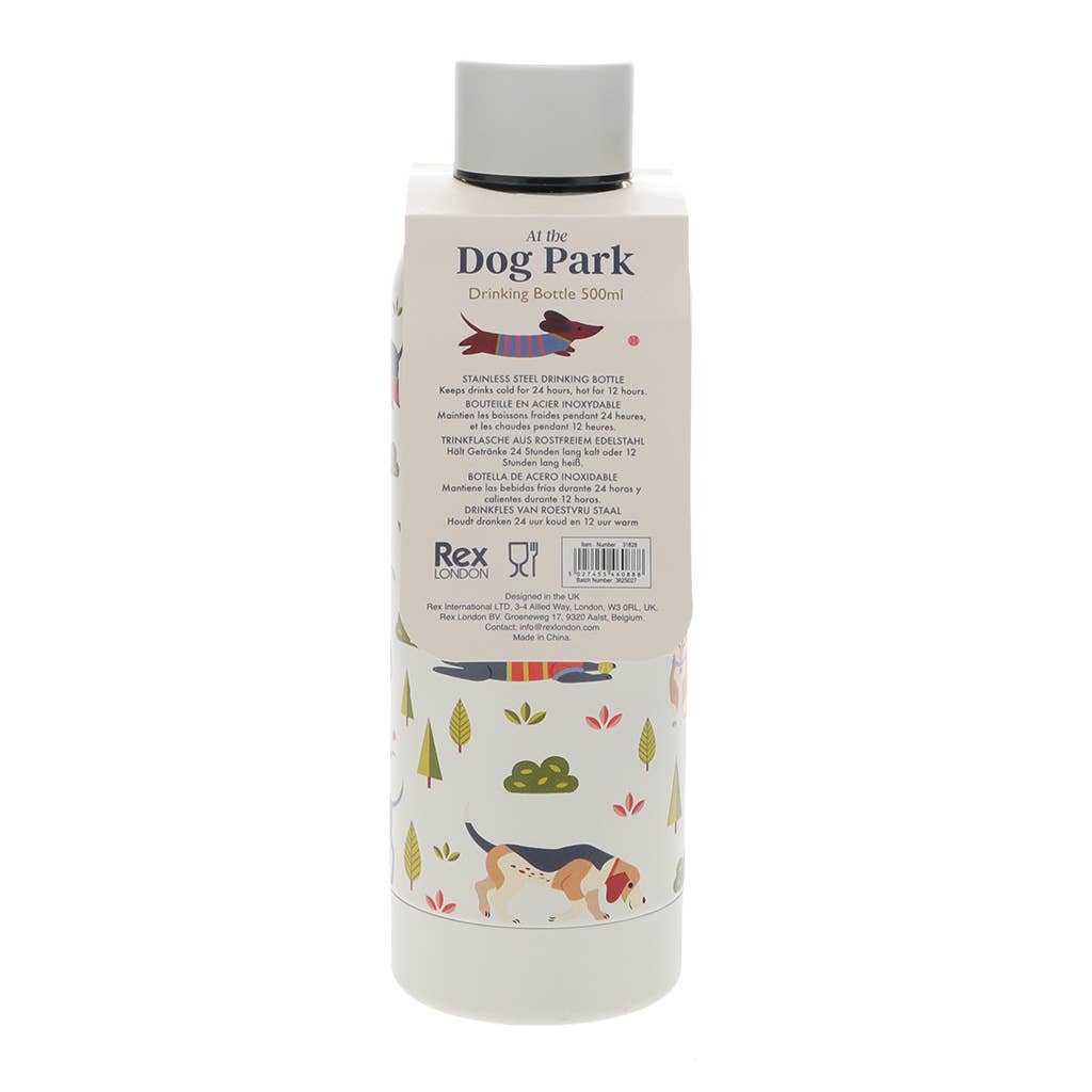 Rex Stainless steel bottle 500ml Dog Park