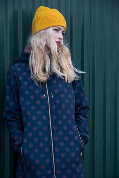 Danejane Softshell Dark Night/Grey Plum DOTS