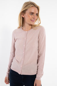 ESS - Forget me not Merino Cardigan Powder Pink