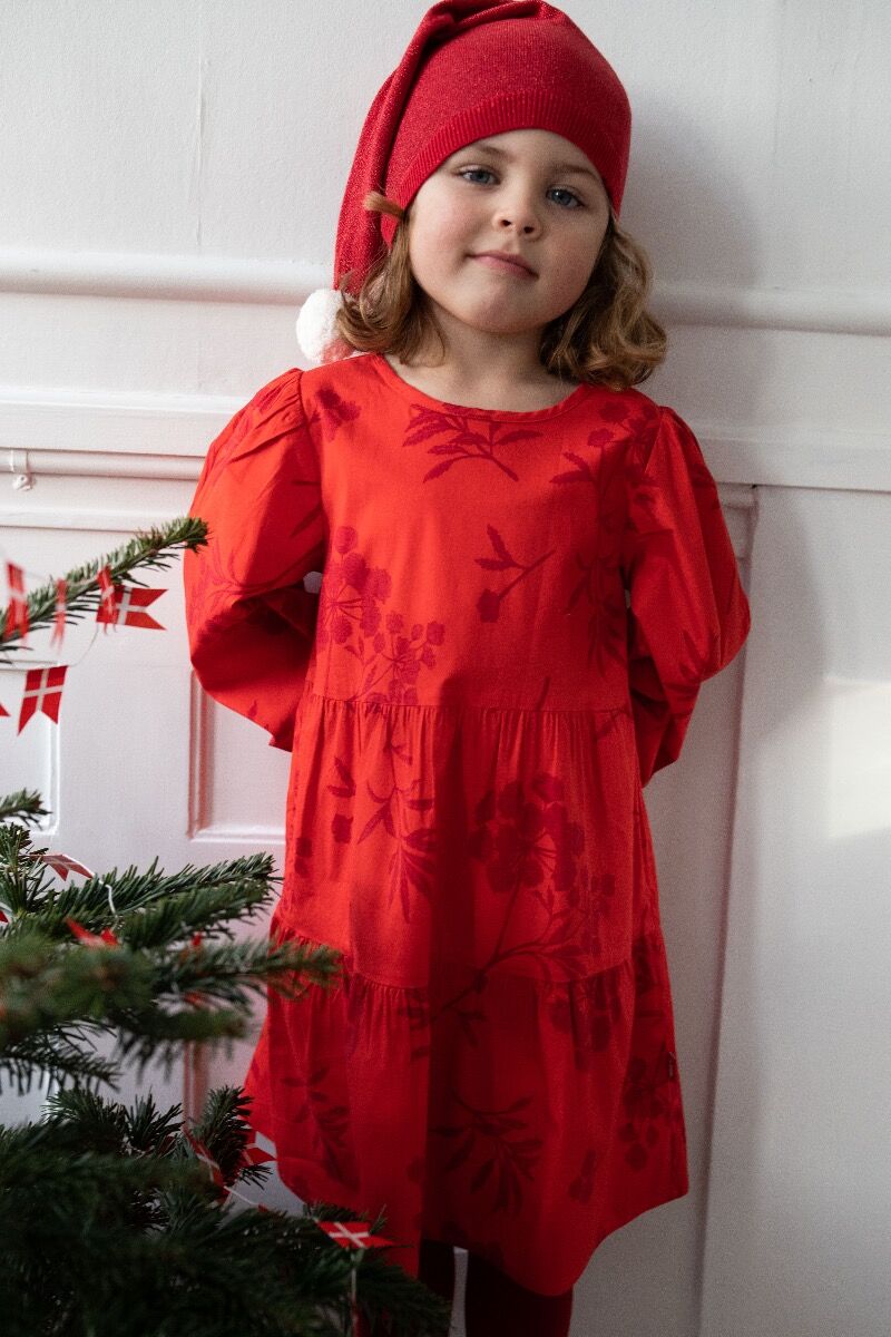 Danekonfekt Dress Xmas Red HEMLOCK