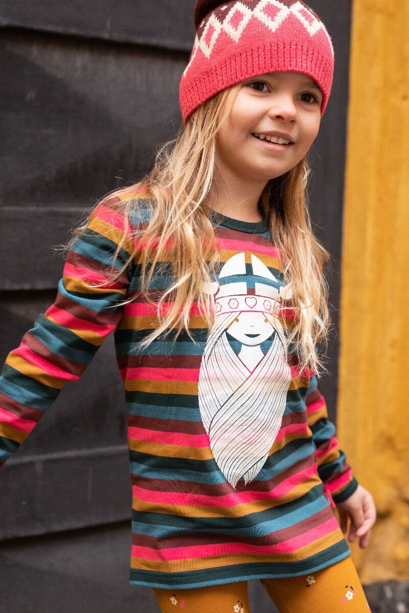 Bluse til børn med viking