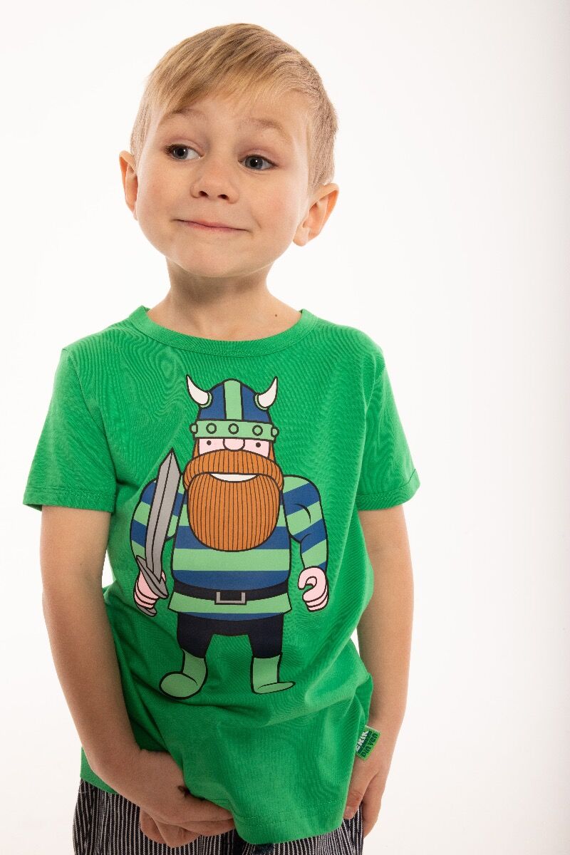 T-shirt til børn med viking