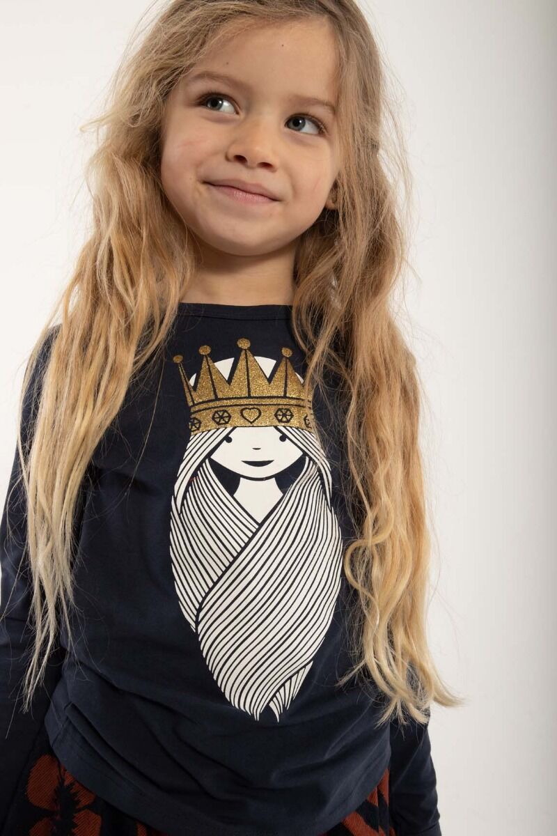 Bluse til børn med prinsesse
