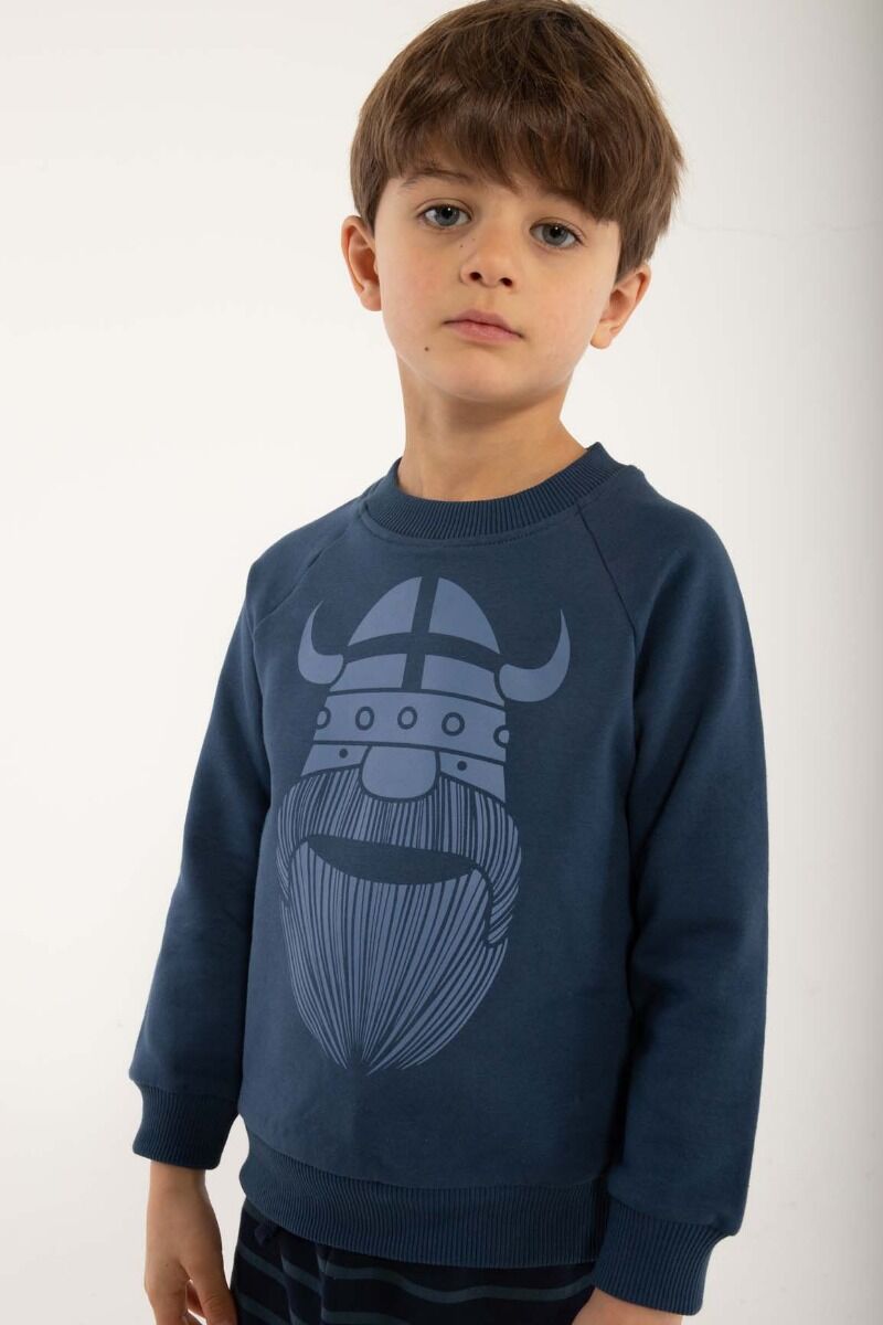 Sweater til børn med viking 
