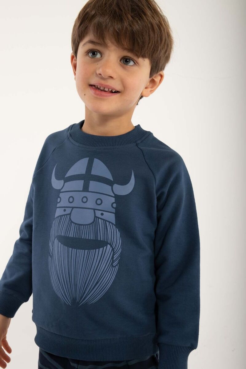 Sweater til børn med viking 
